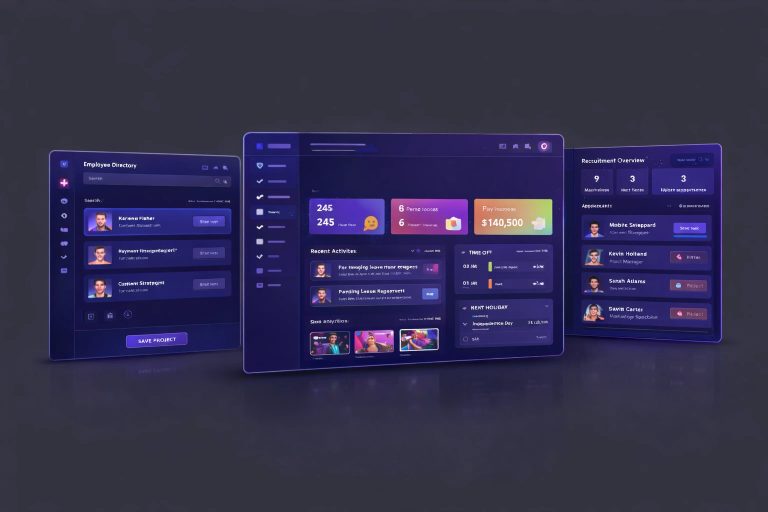 Smart HRM Portal: Employee records and attendance analytics